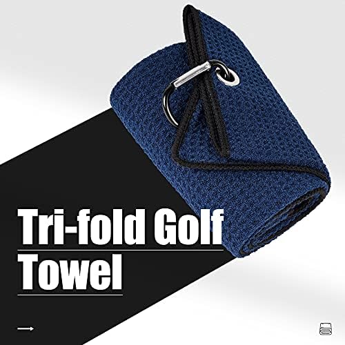 Mile High Life Tri-fold Golf Towel | Premium Microfiber Fabric | Waffle Pattern - Image 2