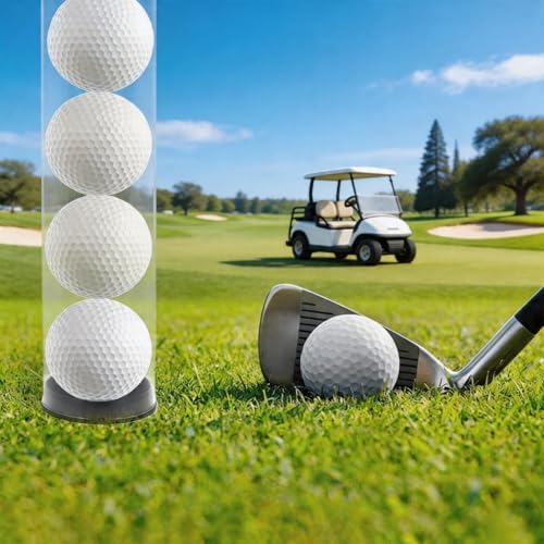 2 Pack Golf Ball Tube, Golf Ball Display Case, Golf Ball Storage, Holds 6 Golf - Image 4