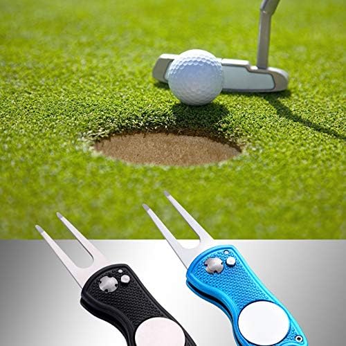 2 Pack Metal Foldable Golf Divot Tool - Image 5