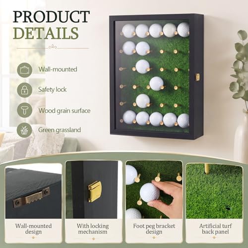 Novabright 30-Ball Golf Ball Display Case - Image 3