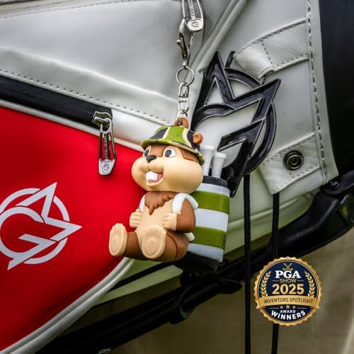 Golf Gift, Animal Caddy Golf Tee Holder, Includes 8 Golf Tees, Fun Golf Gift & - Image 2
