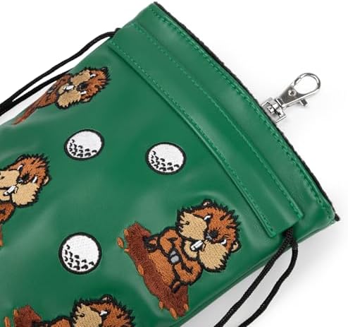 Valuables Pouch Funny Golf Ball Pouch Bag w/Drawstrings - Image 5