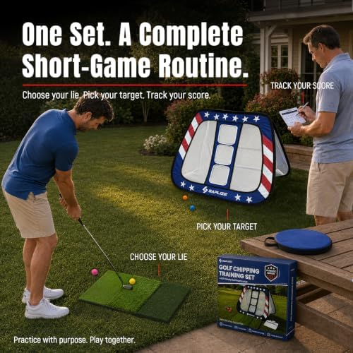 SAPLIZE Chipping Net Training Set, Patriotic Design Practice Net - Image 2