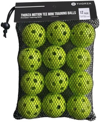 Thorza 42mm Golf Ball Size Practice Tee Popper Balls by Thorza