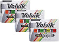 Volvik NEW Vivid 3-Piece High Visibility Premium Matte Finish Color Golf Balls by Volvik