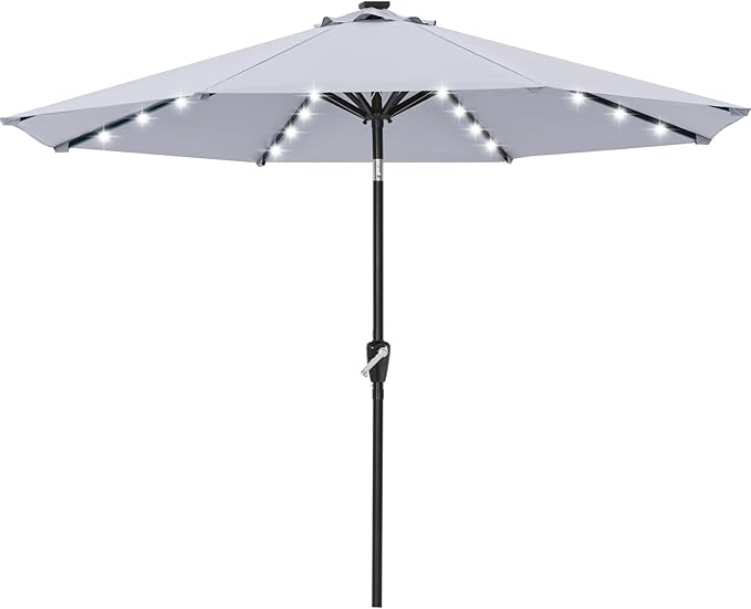 ABCCANOPY Solar Led Patio Umbrella by ABCCANOPY