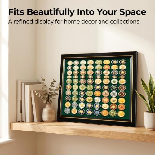 18.1" X 13.3" Solid WoodMagnetic Golf Ball Marker Display Frame ，Wall Mount - Image 5