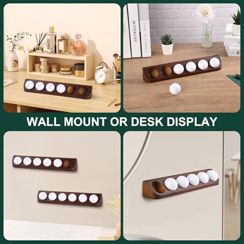 Tapeera 2-Pack Golf Ball Display Case Wall Mount - Image 4
