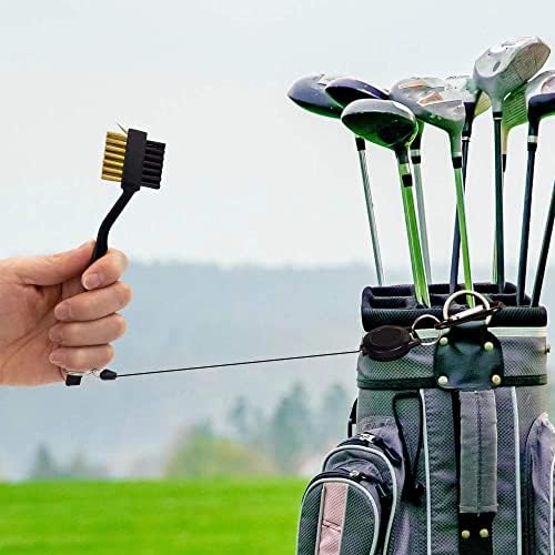 Golf Towel & Brush Cleaning Set, Microfiber Waffle - Image 4