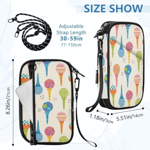 Golf Ball Tee Passport Holder Wallet RFID Blocking - Image 2