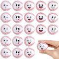 20PCS Mini Baseball Stress Ball Funny Face Squeeze Balls Small Baseball Squeeze by Atiloy