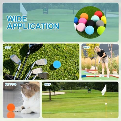 Practice Golf Balls Foam Golf Soft Balls Realistic Feel and Limited - Image 7