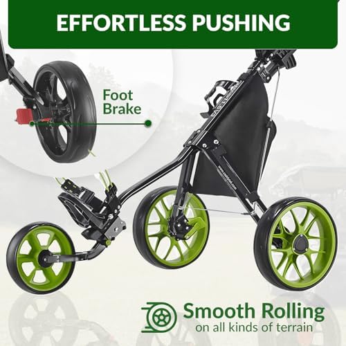 Caddytek CaddyLite 11.5 V3 Golf Push Cart - Image 4
