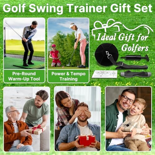 Golf Training Aids Kit, 3-in-1 Swing Training Set - Image 7