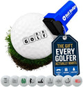 Ball Badge Golf Ball Stamp, Golf Series Self-Inking Ball Marker by AlibiGolf