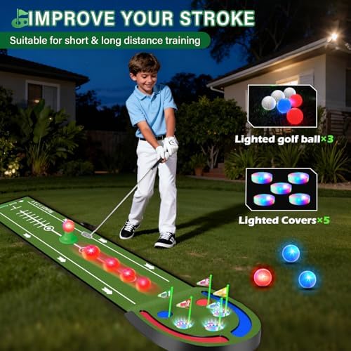 VATOS Upgraded Golf Putting Mat Indoor - Image 2