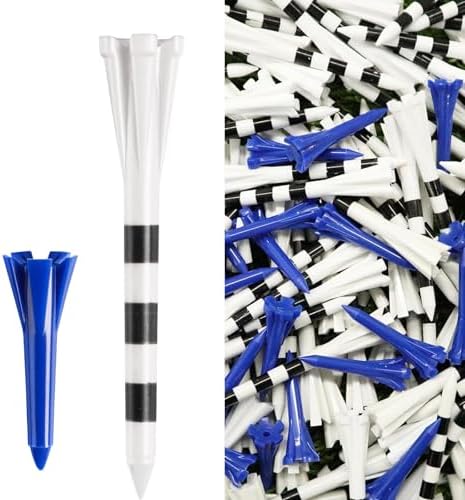 FINGER TEN Golf Tees Plastic 100 Pack by FINGERTENSport