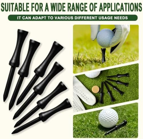 Step Down Golf Tees 2-1/8"or 2-3/4"or 3-1/4" 100 Count Wooden Golf Castle Tees - Image 6