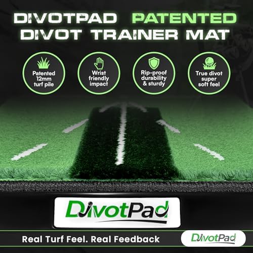 DivotPad Patented Golf Training Mat, Practice Mat and Swing Trainer - Image 4