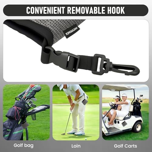 Waterproof Golf Club Cleaner Bag and Golf Ball Washer - Image 7