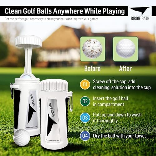 Birdie Bath Portable Golf Ball Cleaner - Image 2