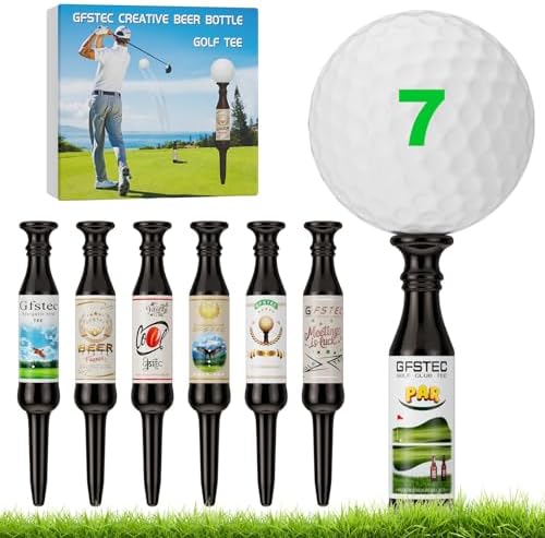 Beer Bottle Golf Tees, Virtually Unbreakable and Recyclable Plastic Golf Tee by Unknown