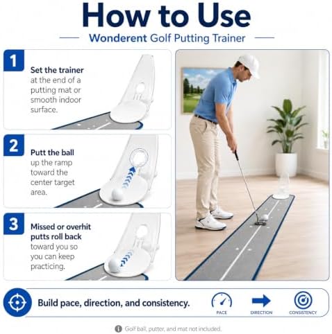 Golf Putting Trainer, Indoor Practice Aid - Image 6