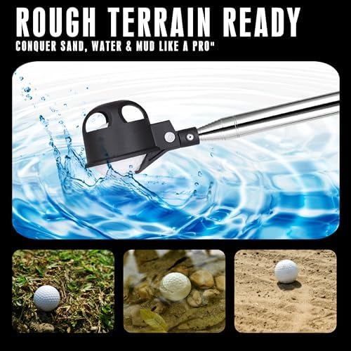 Pro Auto-Lock Golf Ball Retriever, Telescopic Golf Ball Retriever - Image 6