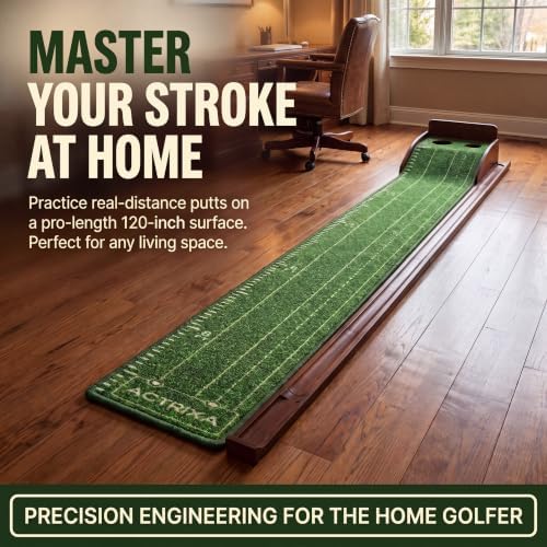 Indoor Putting Green Mat | Golf Putting Practice Mat - Image 4