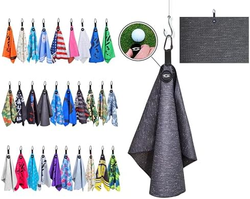 Magnetic Golf Towel 16x24 Waffle Weave by ScaleWearDesign