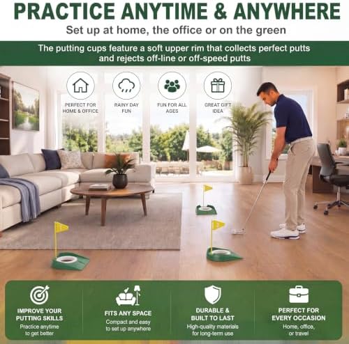 Sotiff Golf Putting Practice Cup Hole Training Aids Golf Accessories - Image 5