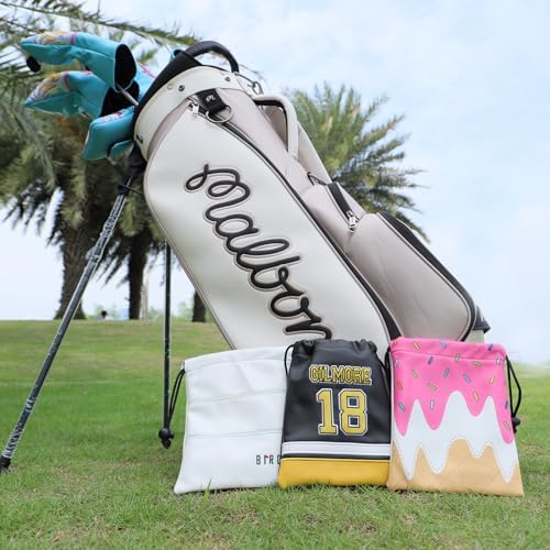 Golf Valuables Pouch Bag with Drawstrings Closure - Image 3