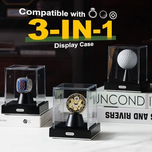 JupDec Golf Ball Display Case, Dustproof Cube Showcase - Image 6