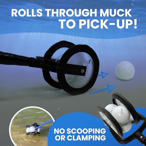 Golf Ball Retriever | Telescopic 12ft Golf Ball Recovery Tool | Rolling - Image 3
