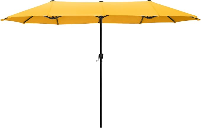 13 ft Large Double-Sided Patio Umbrella, Outdoor Umbrella, Market Umbrella by HERASPALACE