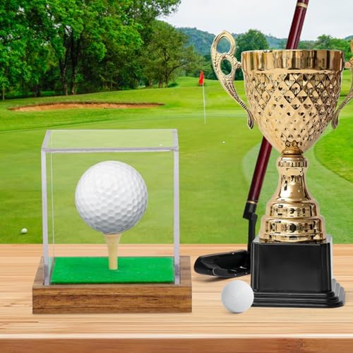 2 Pack Clear Acrylic Golf Ball Display Case - Image 4