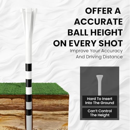 Amy Sport Extra Long Golf Tees Plastic 4 Inch or 5 Inch - Image 5