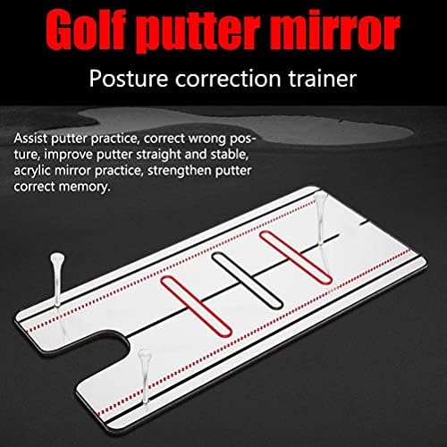 Golf Putting Mat with Posture Check Mirror - Image 2