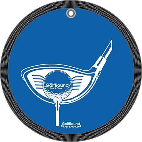 GolfRound Towel Pocket Golf Ball Cleaner by EZ+Golf+Gifts