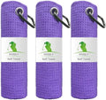 3 Pack 16"x16" Waffle Microfiber Golf Towels by VIVIDLY