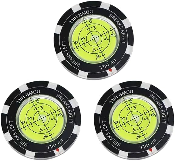 High Precision Golf Tools Leveler Clear&Transparent Ball Marker Golf Slope by Unknown