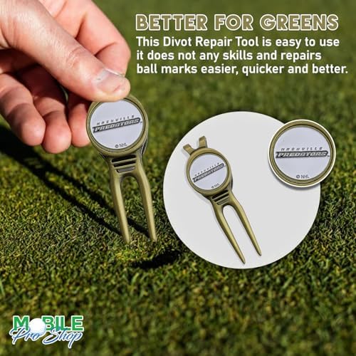 Divot Repair Tool with Double-Sided Removable Magnetic Ball Marker - Image 6
