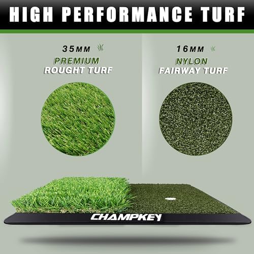 CHAMPKEY Dual-Turf Golf Hitting Mat | Come - Image 2
