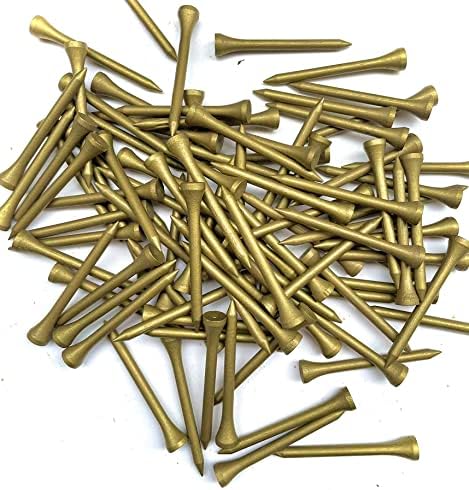 TH Golf 100 PCS Bamboo Golf Tees | Multiple Colours & Sizes | Castle Golf Tees - Image 2