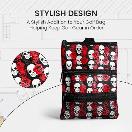 FINGER TEN Golf Pouch Bag with 4 Golf Pencil Set - Image 6