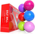 Colored Golf Balls, High Visibility Easy to Find, Blank No Logo by Kamlaku