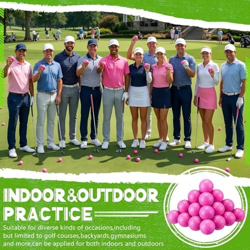 Vinsot 48 Pcs Golf Balls Bulk Solid Rubber Golf Soft Training Balls - Image 5