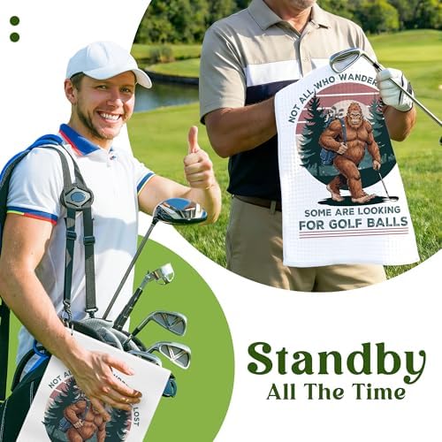 Funny Golf Towel Not All Who Wander are Lost - Image 6