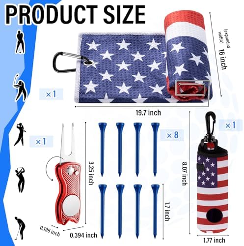 Liliful 12 Pcs Golf Accessories Kit Golf Stuff Gifts - Image 2
