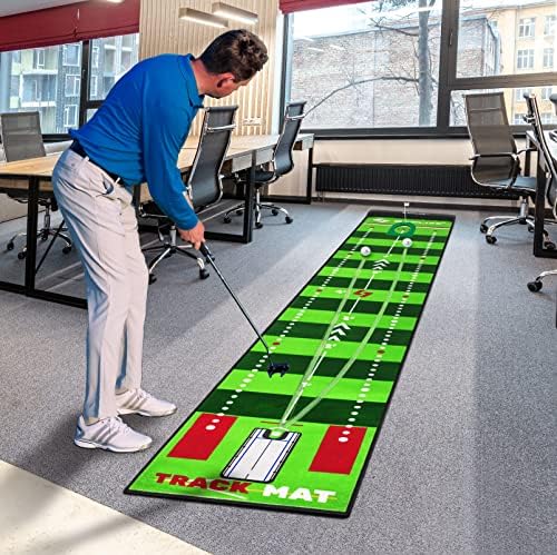 SAPLIZE Golf Putting Mat, Visible Trajectory Tracing, - Image 6
